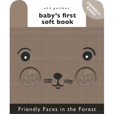 Wee Gallery Friendly Faces Forest Babys First Soft Book