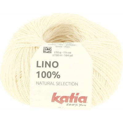 Katia Lino 100% smotanovo biela 3