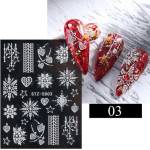  3d Лепенки - снежинки, модел 03 (dw5s03) - topmarket