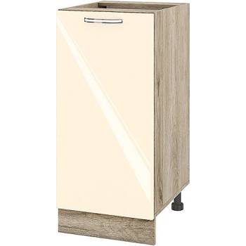 ИРИМ Долен кухненски шкаф Сити АРФ-Бежово гланц-05-21 40 см