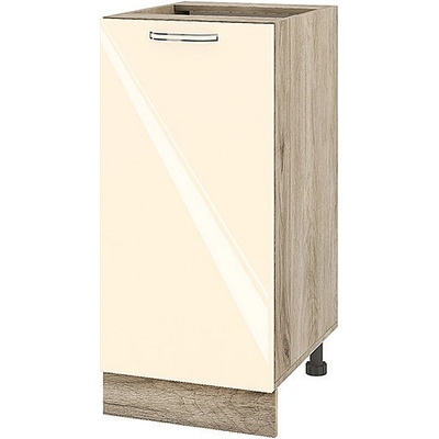 ИРИМ Долен кухненски шкаф Сити АРФ-Бежово гланц-05-21 40 см