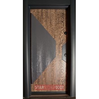 Starsteeldoor Блиндирана врата Outdoor - MFS 2307 антрацит орех с термомост (цена без монтаж)