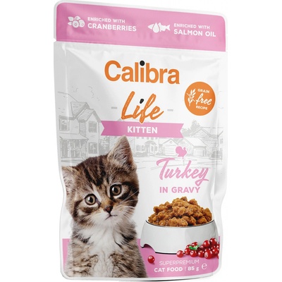 Calibra Cat Life Kitten Turkey in gravy 85 g