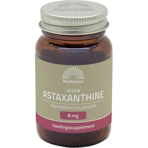Mattisson Healthstyle Vegan Astaxanthin, 8 mg, 60 капсули, Mattisson Healthstyle (MT1489)