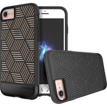 Prodigee Stencil Case - хибриден удароустойчив кейс за iPhone 8, iPhone 7 (черен)