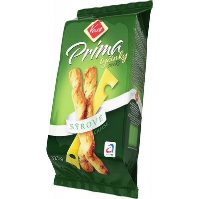 Vest Príma Tyčinky syrové 125 g