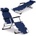 ModernHOME Шезлонг, градински плажен шезлонг, сгъваем шезлонг 2в1 (zrl010f blue)
