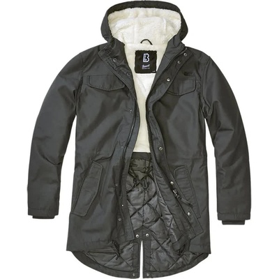 BRANDIT Палто Brandit Marsh Lake Teddy coat - Black (Anthracite)