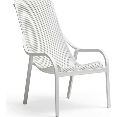 NARDI Exteriérové kreslo NET LOUNGE BIANCO relaxačné