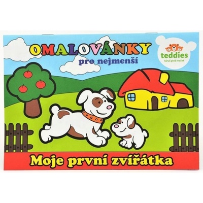 Teddies Omalovánky Moje první zvířátka lesní 21x145cm MPLZ