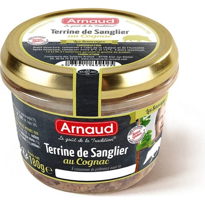 Arnaud Terrine de Sanglier au Cognac Terina z diviaka s koňakom 180 g