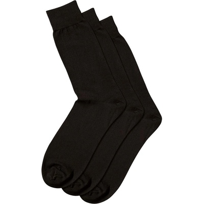 Charles Tyrwhitt Cotton Rich 3-pack Socks - Black - L