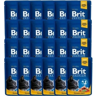BRIT Premium Adult Mix příchutí 48x100 g
