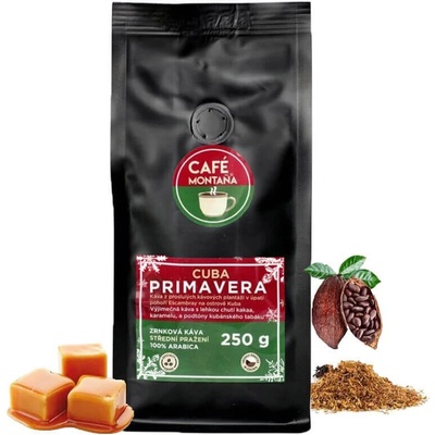 Café Montaña Cuba Primavera mletá káva Moka konvička 0,5 kg