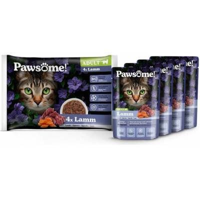 Pawsome Adult jehněčí 4x85 g