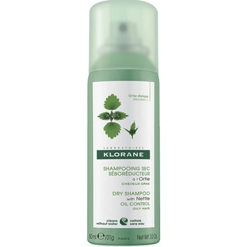 Klorane Nettle suchý šampon pro mastné vlasy Dry Shampoo with Nettle 50 ml