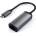 Satechi Aluminum USB-C to Ethernet Adapter - адаптер за свързване от USB-C към Ethernet (тъмносив)