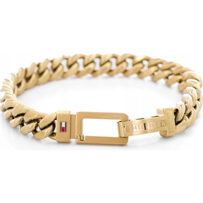 Tommy Hilfiger luxusný pánsky pozlátený oceľový náramok 2790434