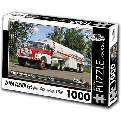 RETRO-AUTA TRUCK č.20 Tatra 148 NTt 6x6 s návěsem CO 23 TO 1969-1982 1000 dielov