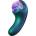 Blush Novelties Temptasia Enchanted Serpent - митичен клиторен вибратор (зелен)