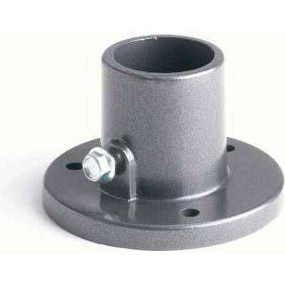 Podstavec pro sloupek Bekaclip profil Ø 48 mm k instalaci na podezdívku, antracit, pozinkovaný, poplastovaný