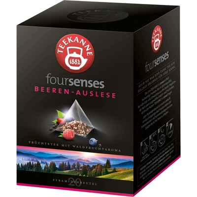 TEEKANNE Foursenses Tea Pyramids Wild Berries 20 pyramidových sáčků