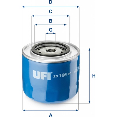 23.166.00 UFI Olejový filtr – Hledejceny.cz