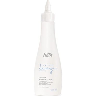 Shot Trico Design Normalizing Lozione - ošetrenie proti lupinám aj pre mastné vlasy Tonikum - 150 ml