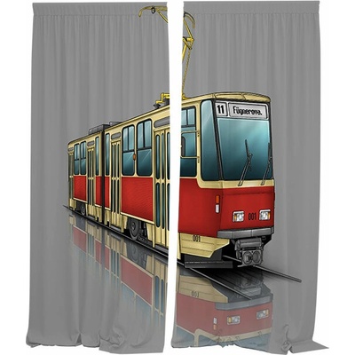 IMPAR Závěsy Tramvaj KT4,140 × 250 cm