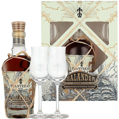 Rum Planteray Sealander 40% 0,7 l (dárkové balení 2 sklenice)
