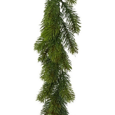 Umělá Girlanda smrk 3D jehličí PE luxe 120 větviček, 180cm – Zboží Dáma