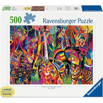 Ravensburger - Puzzle Jewelled Jungle XXL - 500 piese