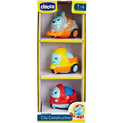 CHICCO Mini autíčka City Patrol 3ks, 12m+
