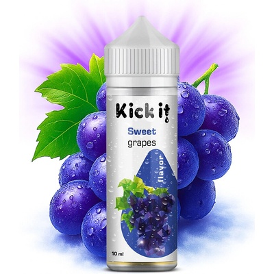 Kickit Sweet Grapes Shake & Vape 10 ml – Sleviste.cz