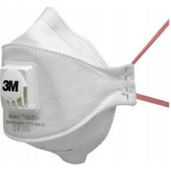 3M 9332 + Gen3 filtračná polomaska s ventilom respirátor Aura, trieda ochrany FFP3