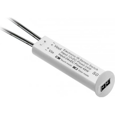 GTV Bezdotykový stmívač 12V/24W 24V/48W IP20 bílý AE-WBBUNI-10DIM