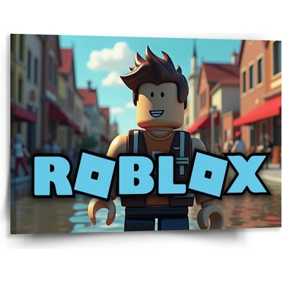Sablio Obraz ROBLOX Město - 50x50 cm Varianta: Sablio Obraz ROBLOX Město - 150x110 cm