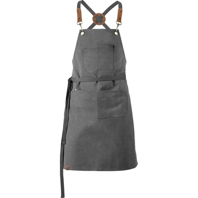 EXNER Престилка в сив цвят Graphit с кръстосани на гърба презрамки (2881419)