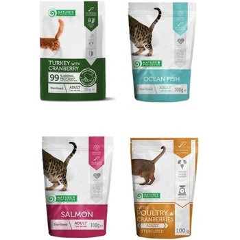 Nature's Protection Nature' s Protection, пауч за кастрирани котки, 100гр