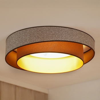 Brilagi - LED Димируема лампа VEGAS SHINE LED/24W/230V Ø 60 см кафяв + д. у (BG1163)