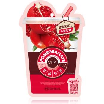 MEDIHEAL Vita Mask Pomegranate хидратираща платнена маска с колаген 20ml