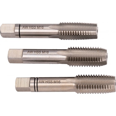 ProfiGaráž závitník M16 x 2 mm HSS M2 3 ks