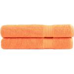 vidaXL Премиум кърпи SOLUND 2 бр оранжеви 100x200 см 600 gsm (137389)