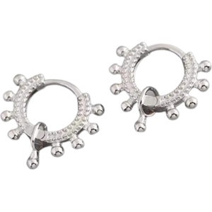 Silenti Jewelry Сребърни обеци "Кулминация