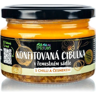The Pelikans Konfitovaná cibulka s chilli a česnekem 200 g