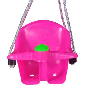 Metalcar Бебешка люлка със свирка, розова metalcar