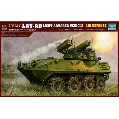 Trumpeter USMC LAV-AD Light Armo červená Vehicle-Air Defense 1:35