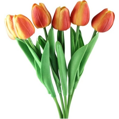 Umelý tulipán 34 cm – farebný dekoratívny kvet
