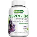 Quamtrax Resveratrol 50 mg + Proanthocyanidin 190 mg [60 капсули]