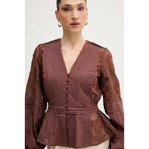 Silvian Heach Риза женска памучна AGRIN (GPP26292BL) - answear - 136,89 лв